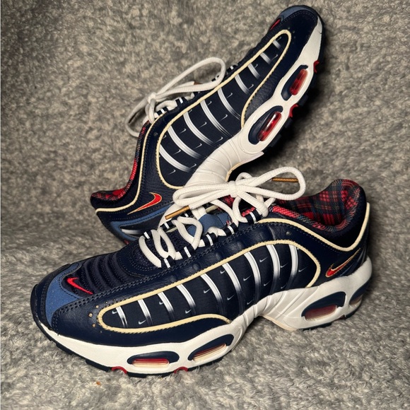 Nike Navy and White Athletic Shoes